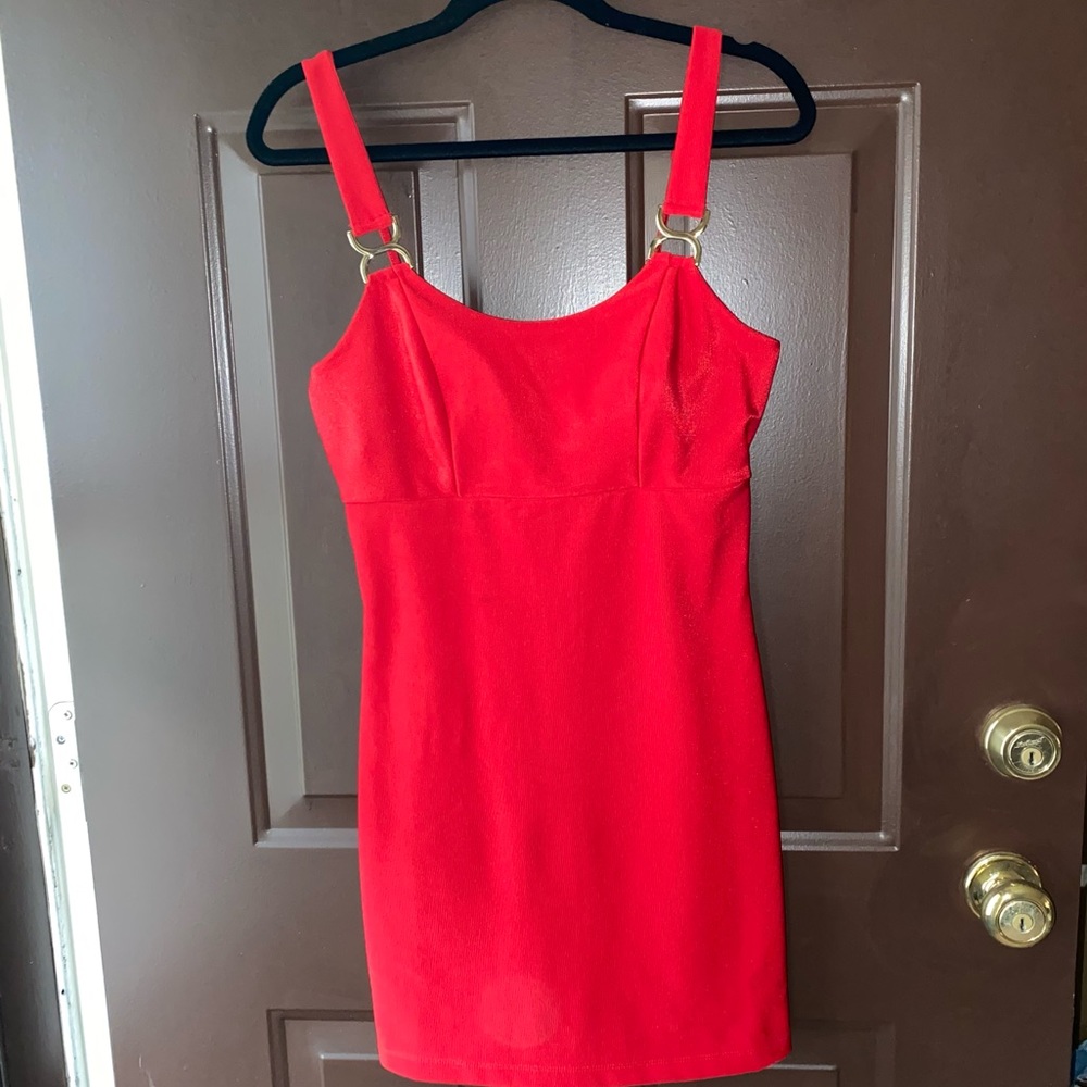 Trixxi Red Bodycon Min Dress♥️❤️